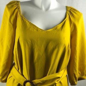 Anthropologie Linen Dress